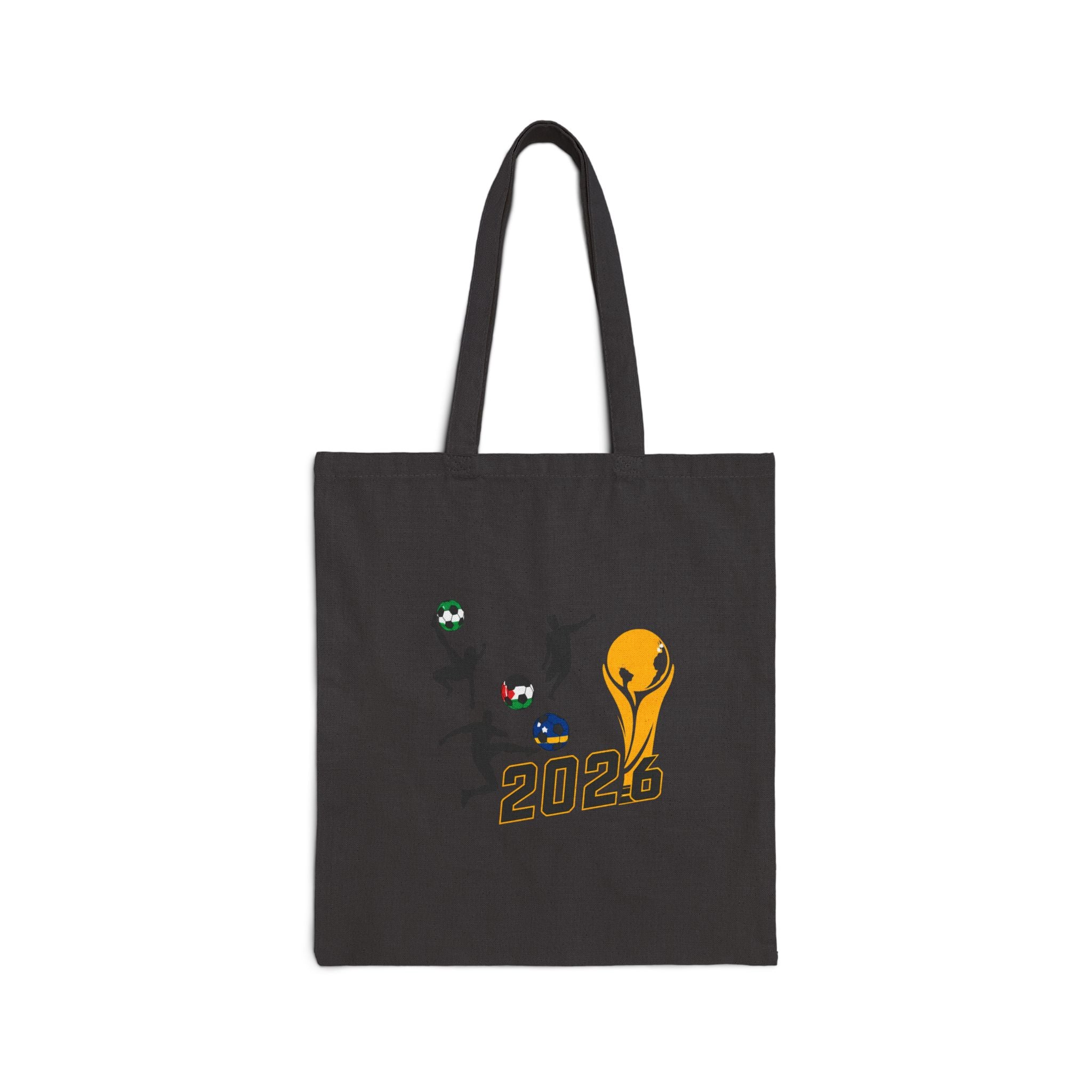 2026 Football Fan Tote Bag — "Carry the Game With You" Cotton Canvas