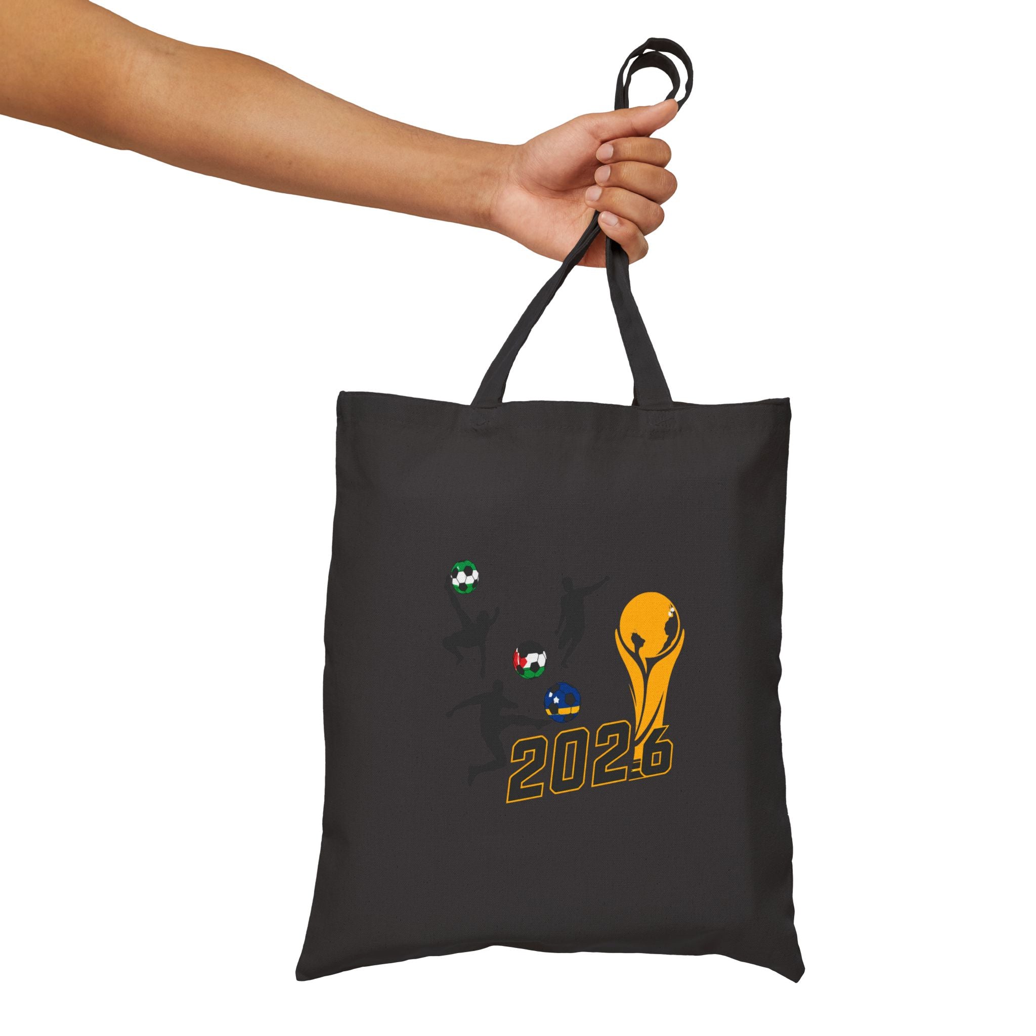 2026 Football Fan Tote Bag — "Carry the Game With You" Cotton Canvas