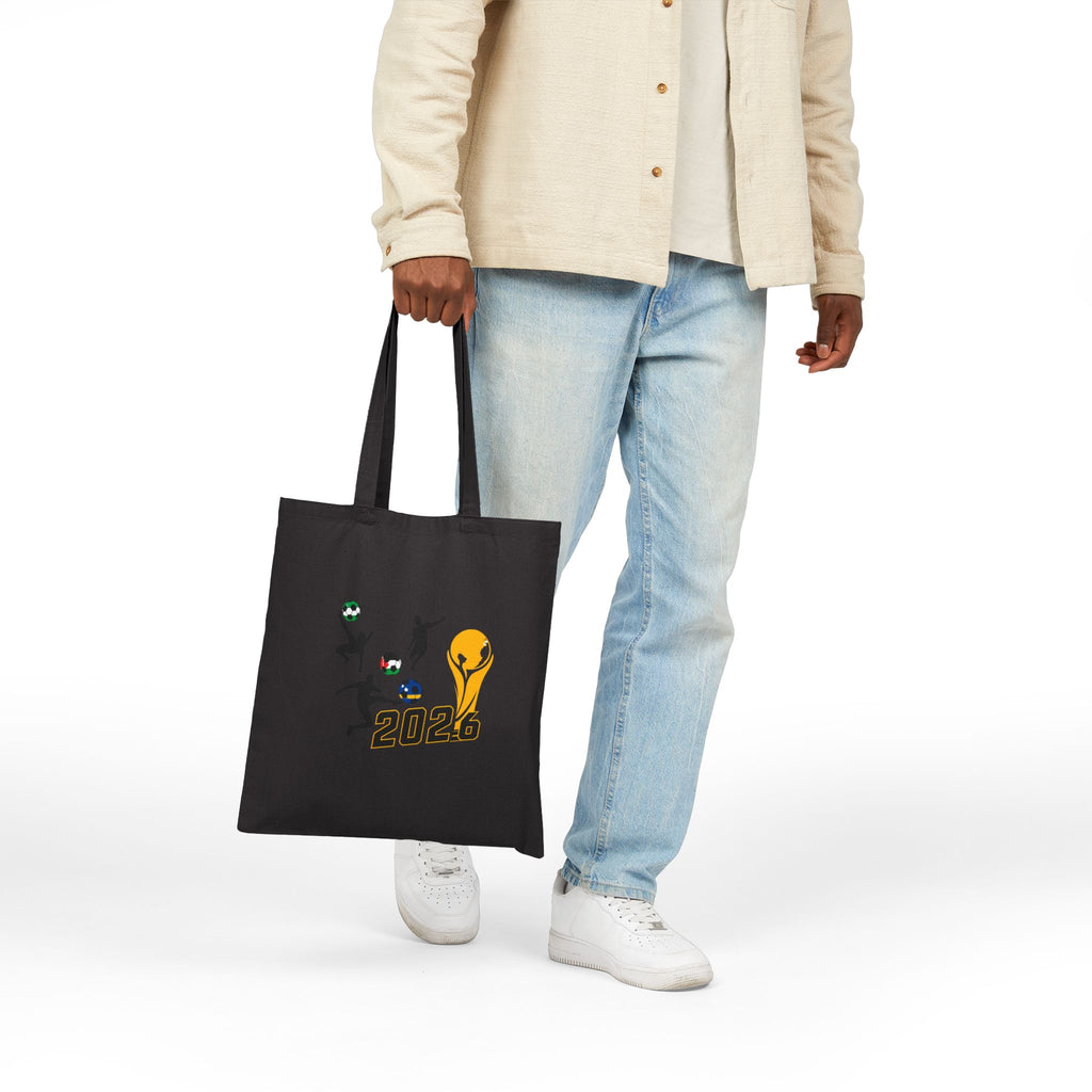 2026 Football Fan Tote Bag — "Carry the Game With You" Cotton Canvas