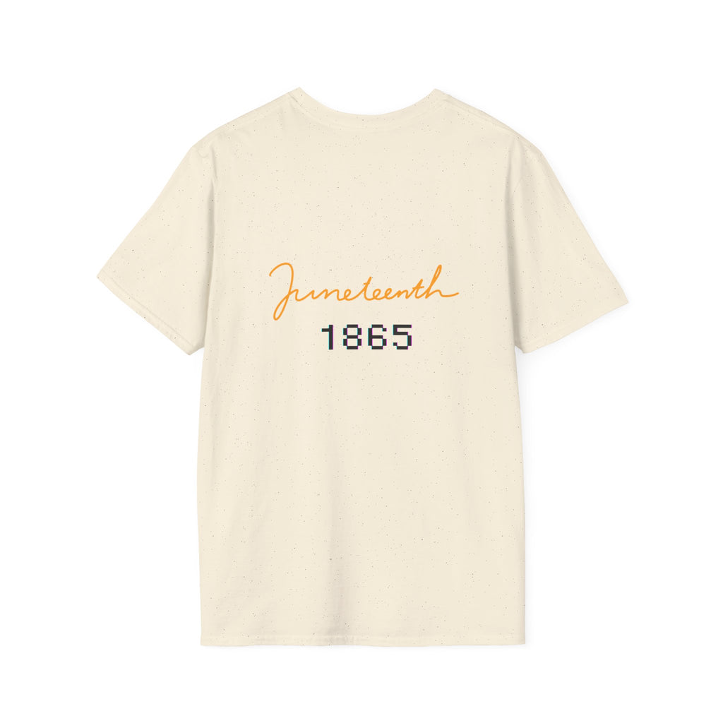 Juneteenth 1865 Heart Tee — Raised Hands Celebration T-Shirt