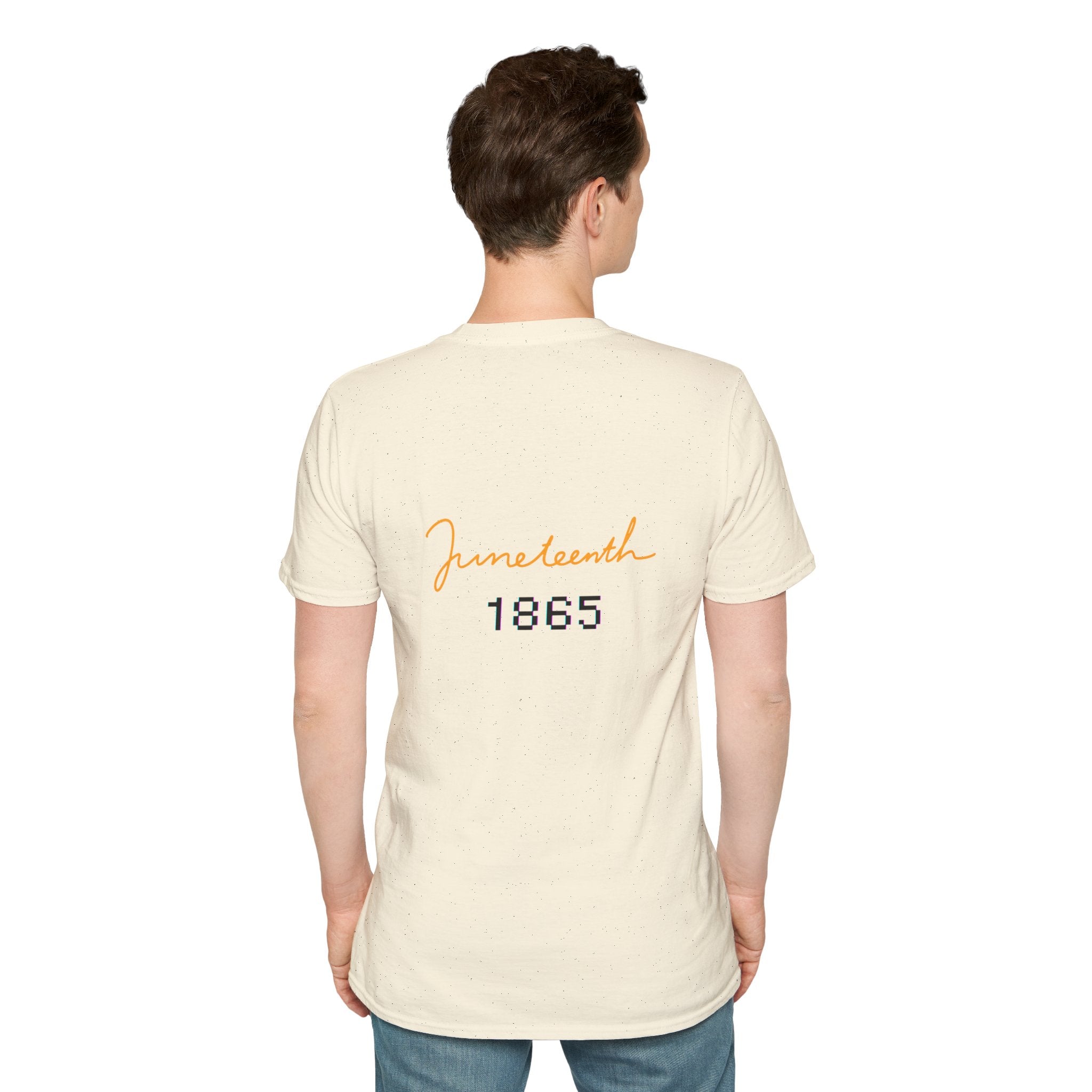 Juneteenth 1865 Heart Tee — Raised Hands Celebration T-Shirt