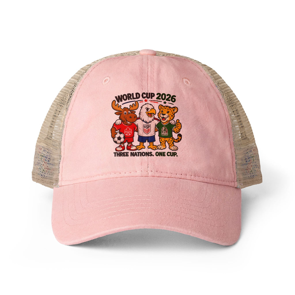 Women's Washed Mesh-Back Cap
