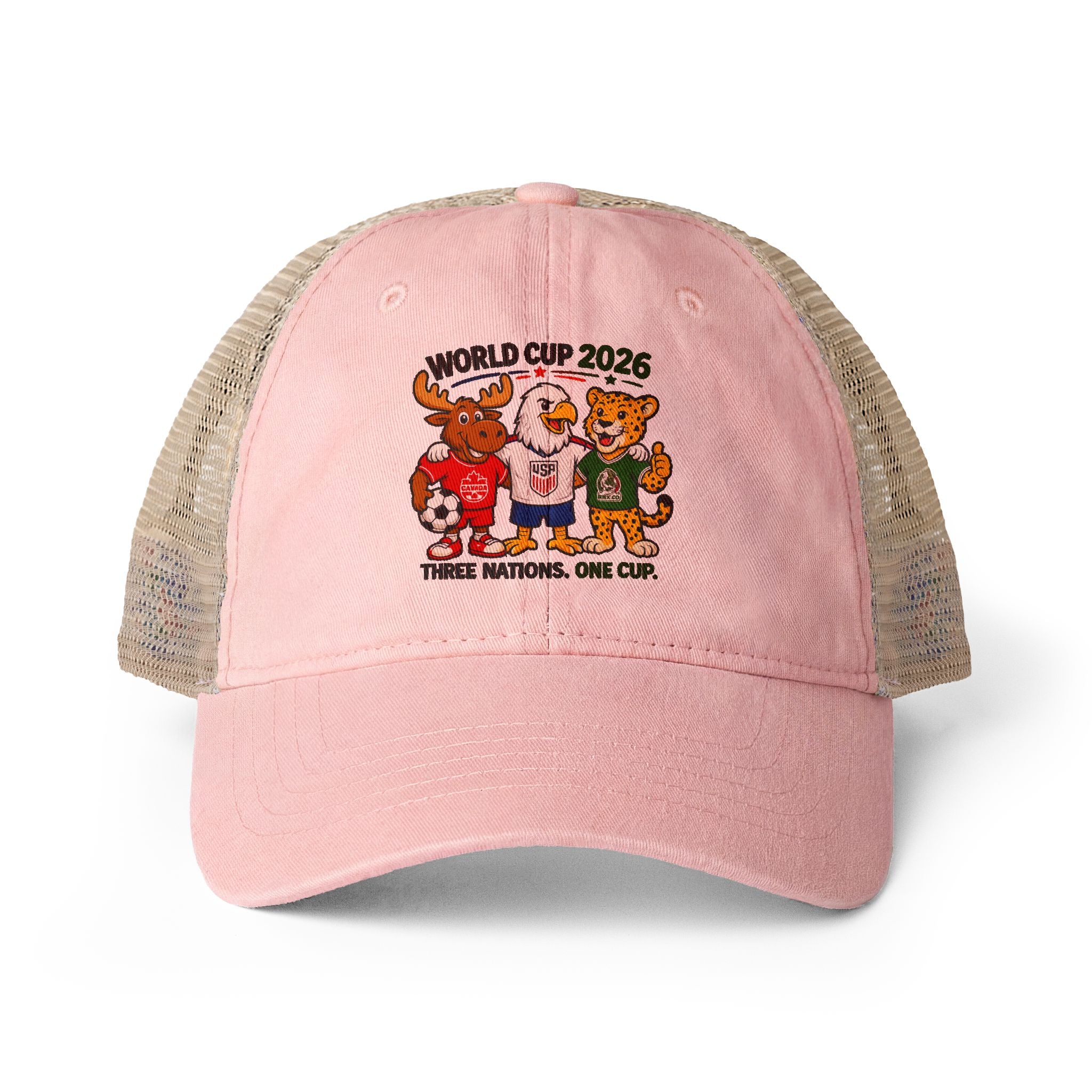 Women's Washed Mesh-Back Cap