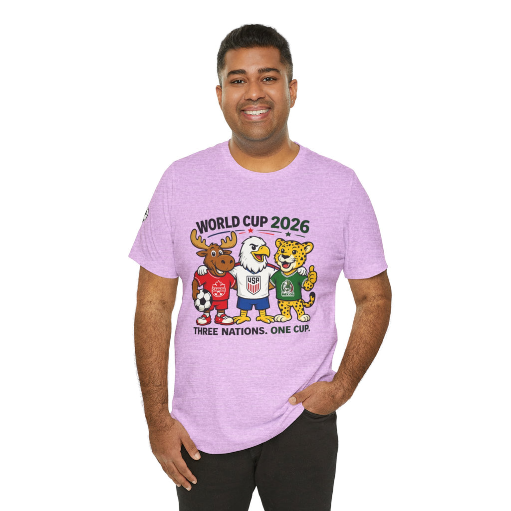 World Cup 2026 Fan Tee — Three Nations, One Dream Soccer Shirt